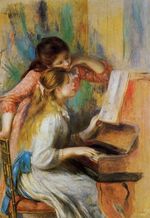 Ренуар Девочки за пиано 1892г